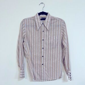 Vintage Western Town Craft Prep Penn-Prest button down shirt. S/M